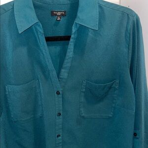 Talbots Womens Button-Down Shirt